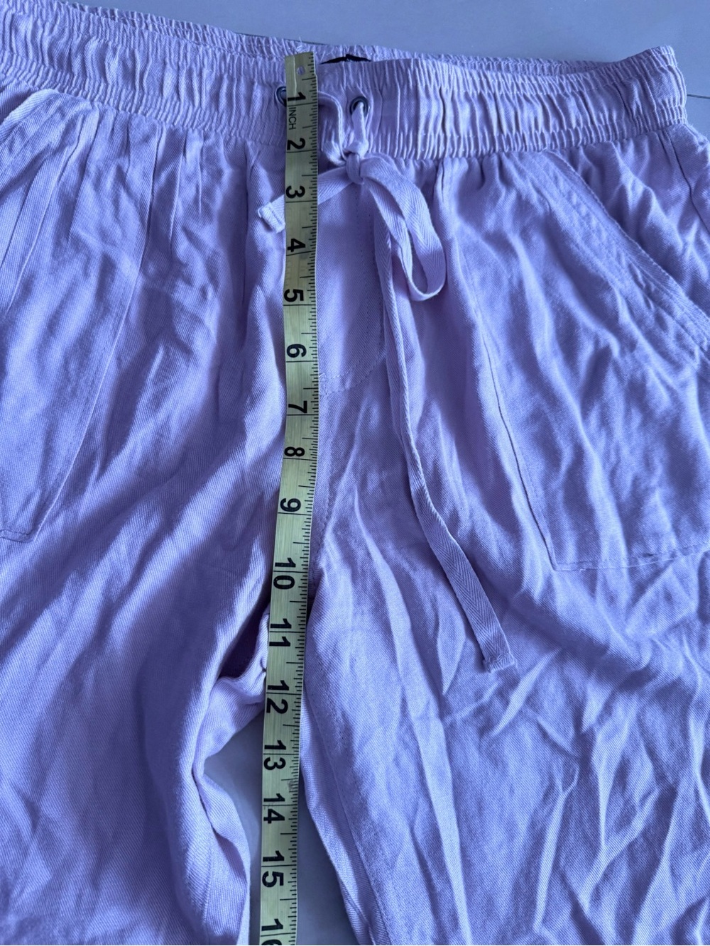 Rewash Lavender Cropped Jogger Pants - Picture 6 of 14